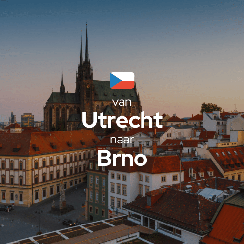 Elektrische Auto Route - Nederland - Brno Tsjechie