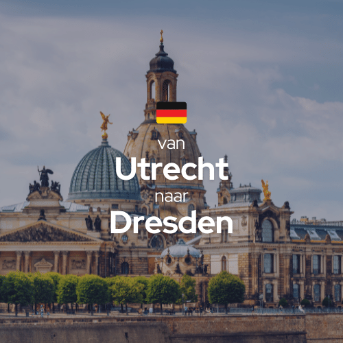 Elektrische Auto Route - Nederland - Dresden Duitsland