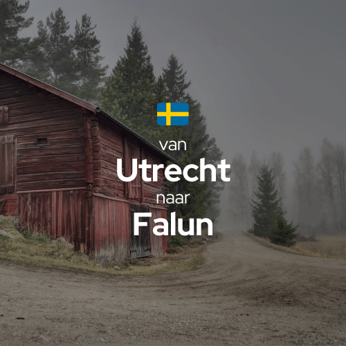 Elektrische Auto Route - Nederland - Falun Zweden