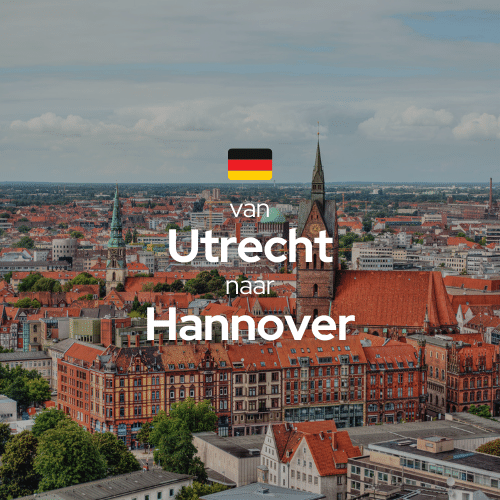 Elektrische Auto Route - Nederland - Hannover Duitsland