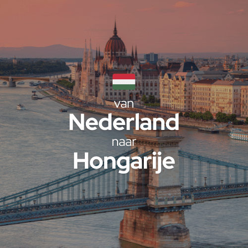 Elektrische Auto Route - Nederland - Hongarije