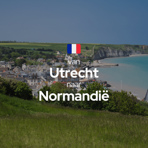 Elektrische Auto Route - Nederland - Normandie Frankrijk